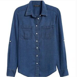 Banana Republic Petite Dillon Classic-Fit TENCEL™ Utility Shirt